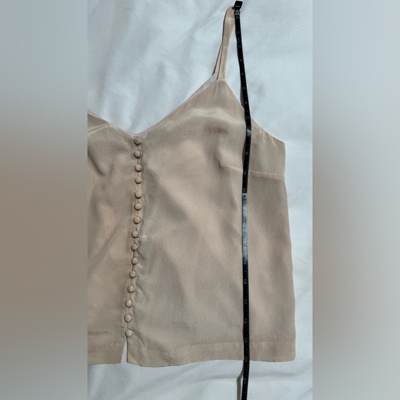 MADEWELL | Silk Button-Down Cami | Size 6 - Picture 7 of 9